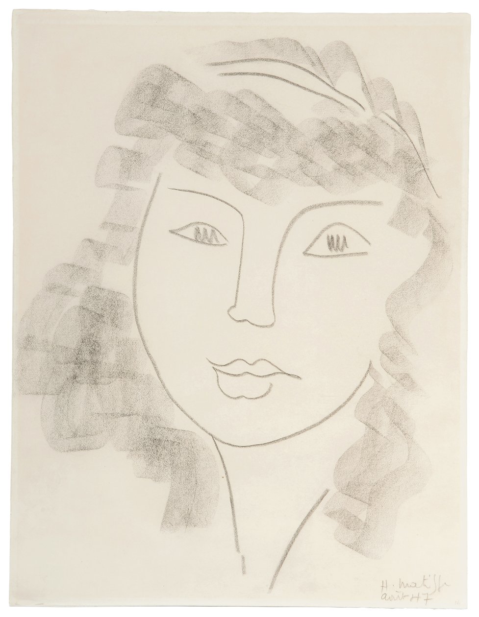 Portrait of a Woman ; Portrait de Femme - Henri Matisse