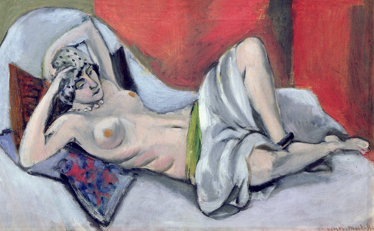Nu couché avec draperie, vers 1923-24 (huile sur toile) - Henri Matisse