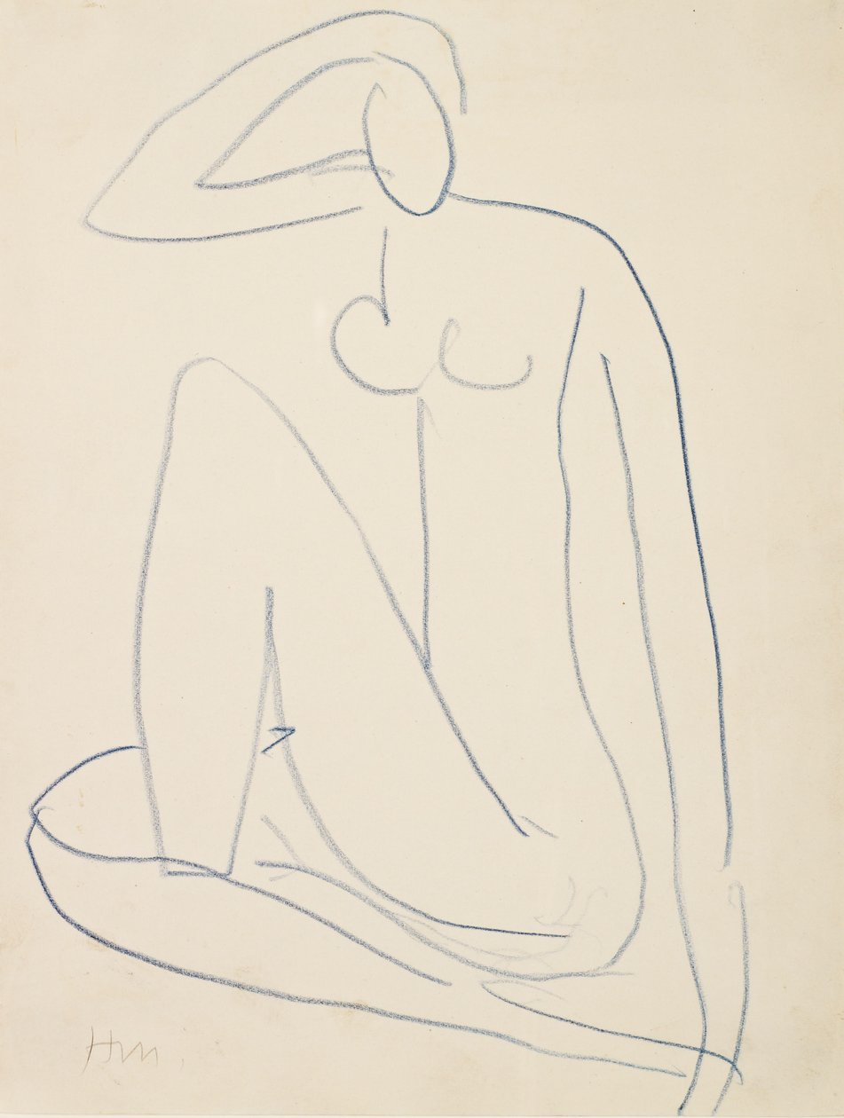 Figure féminine assise - Henri Matisse