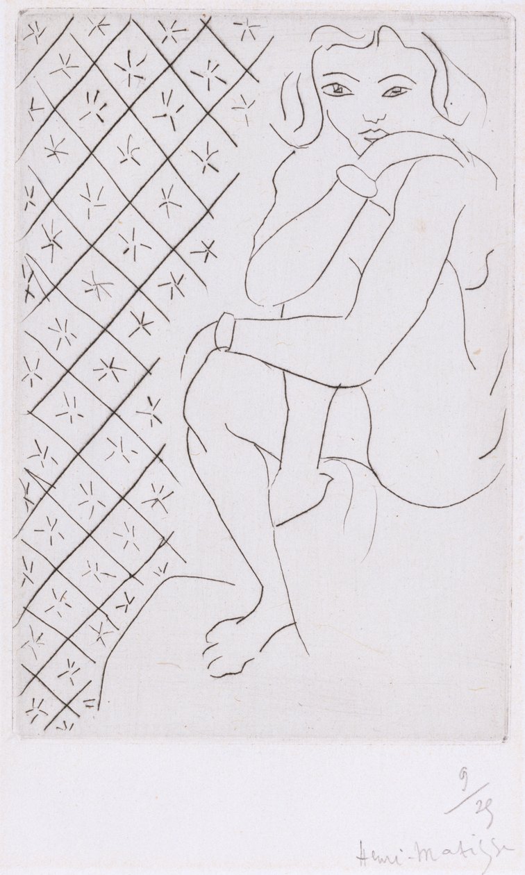 Odalisque assise - Henri Matisse