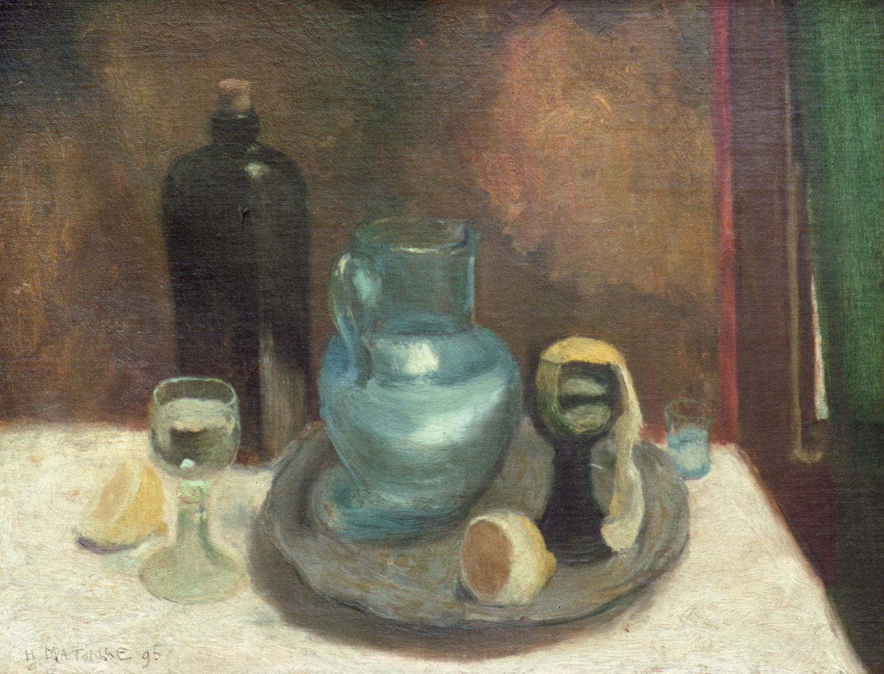 Nature morte au citron ou La carafe bleue - Henri Matisse