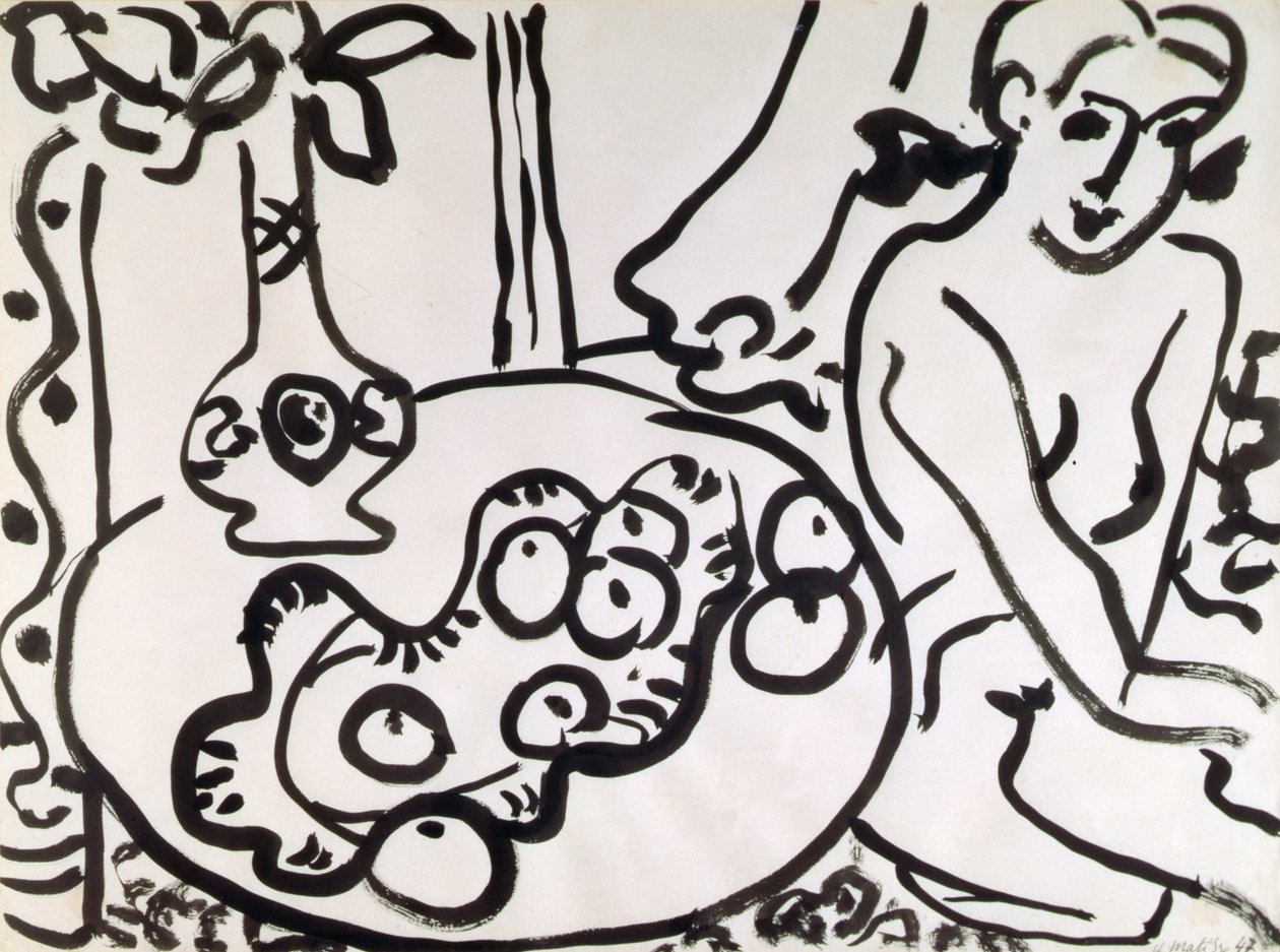 Nature morte avec un nu - Henri Matisse