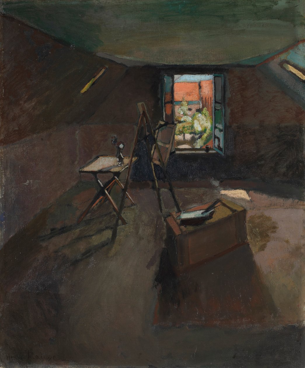 Studio sous les combles, vers 1903 (huile sur toile) - Henri Matisse