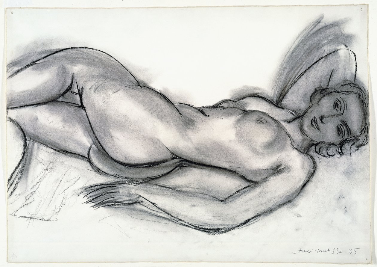 Étude pour un nu rose - Henri Matisse