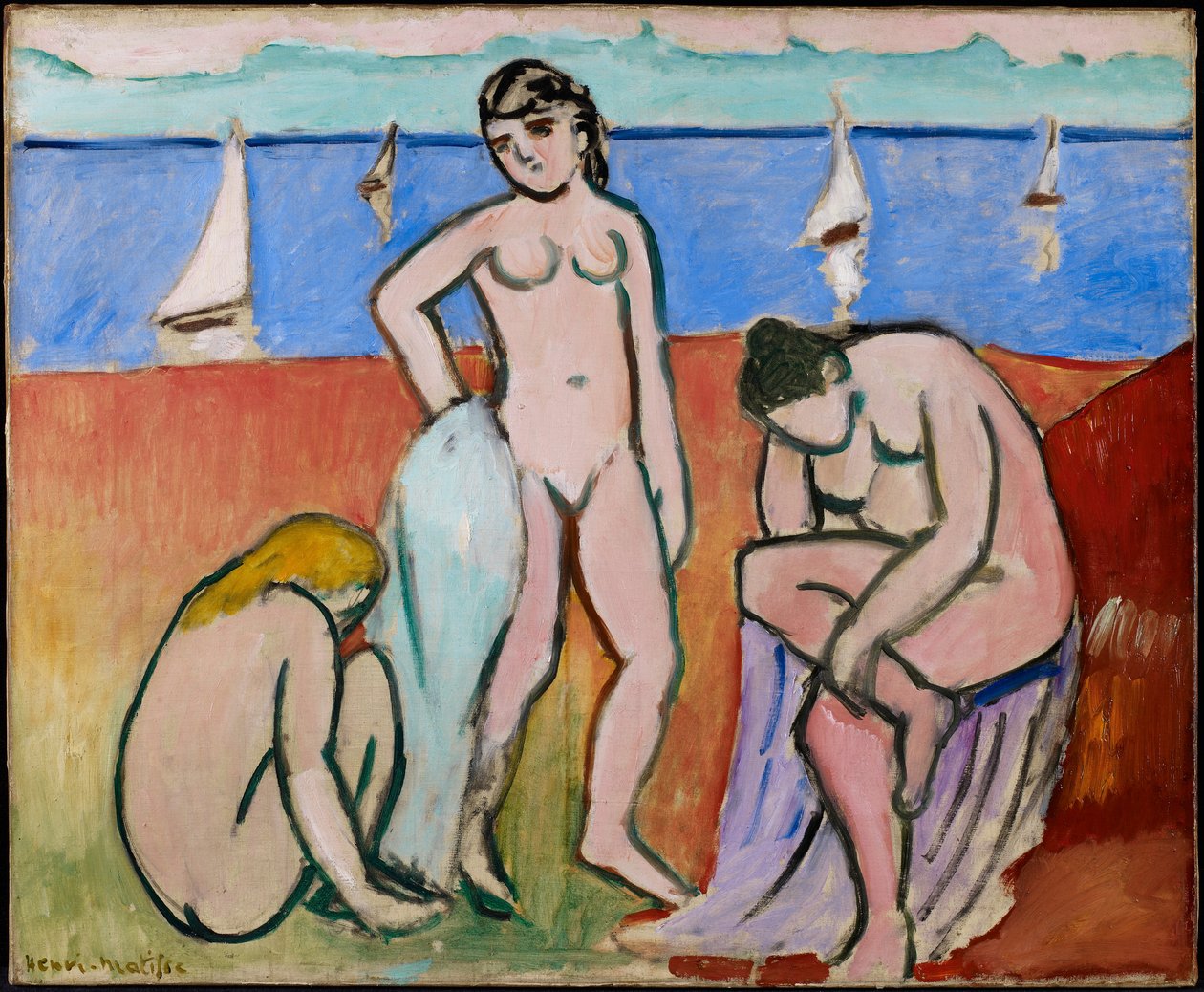 Trois baigneurs - Henri Matisse