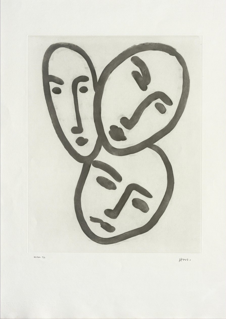 Trois têtes ; À l