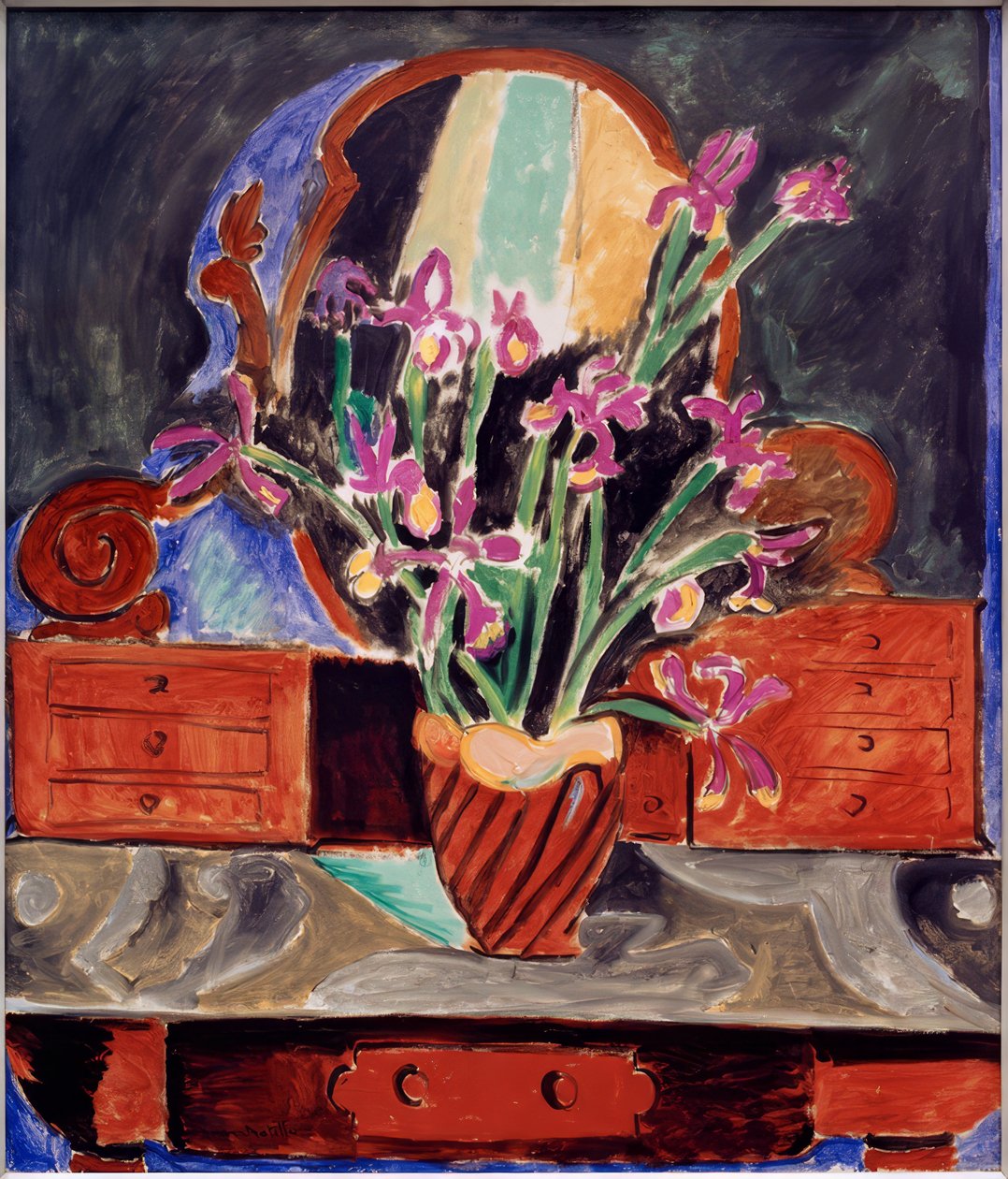 Vase avec iris - Henri Matisse
