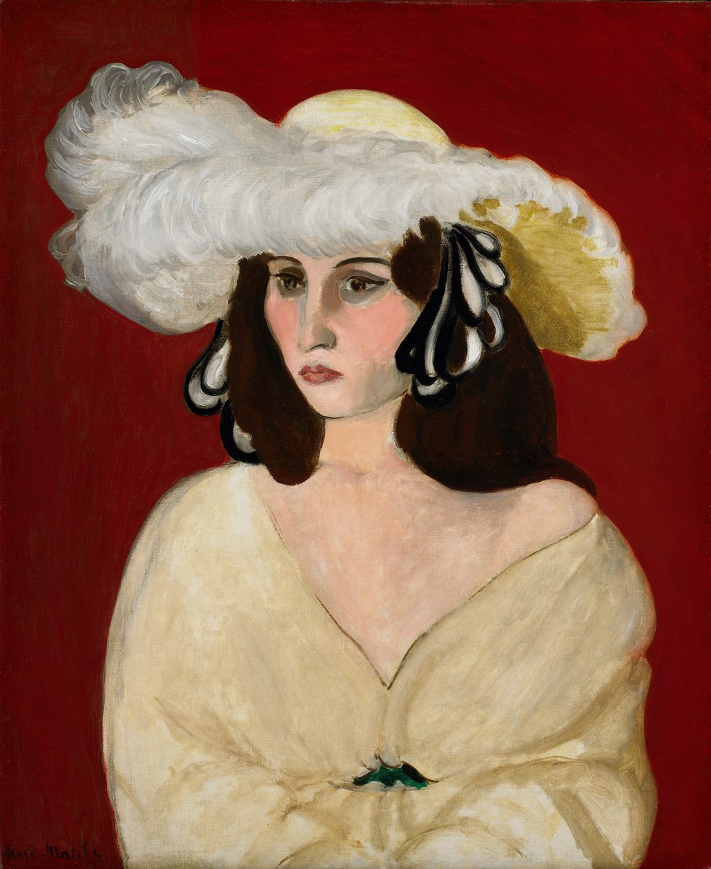 White Plumes - Henri Matisse