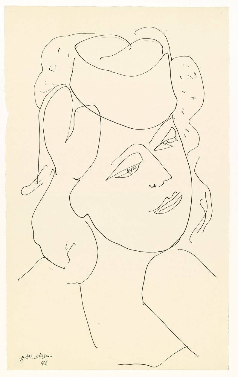 Femme avec chapeau - Henri Matisse