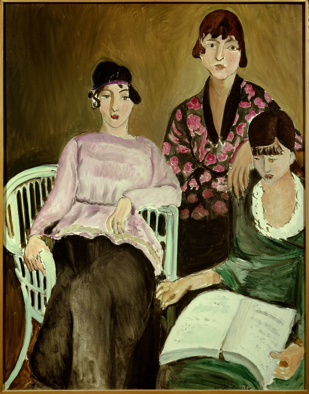 les trois soeurs 1917 (huile sur toile) - Henri Matisse