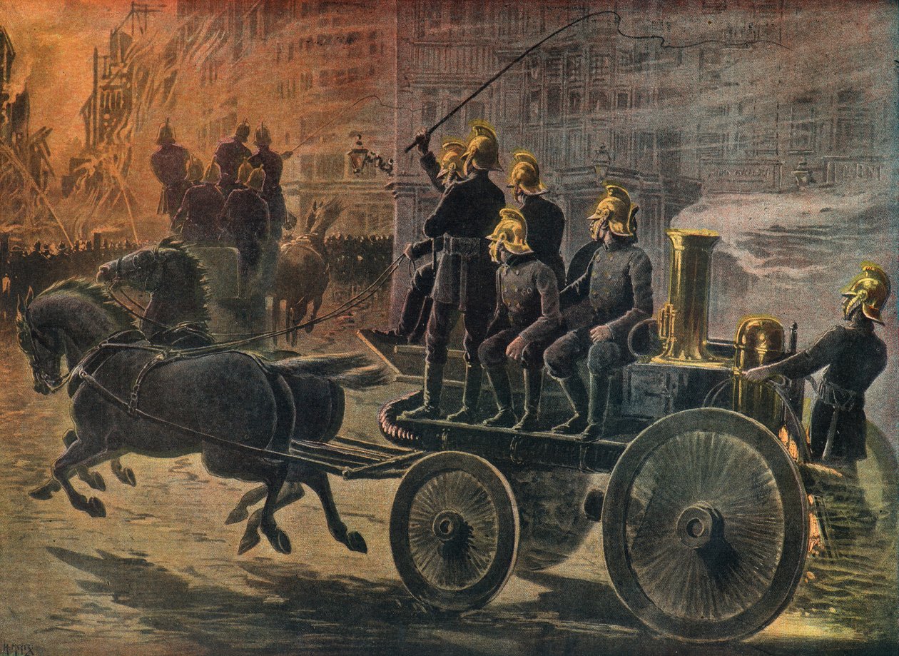 Pompiers lors d