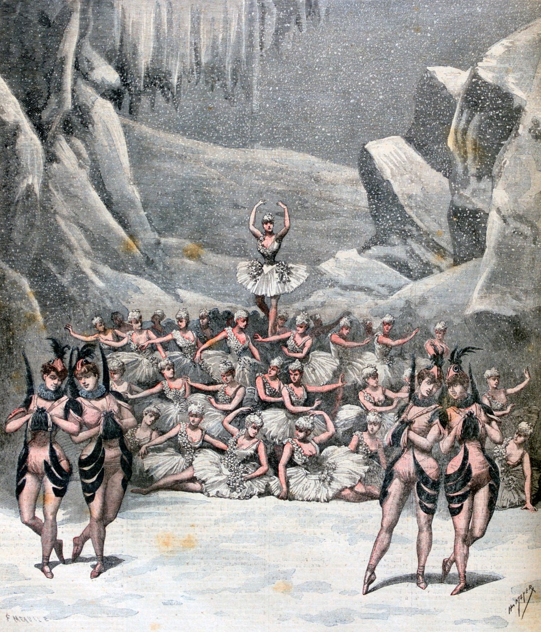 Le Ballet de la neige, du Voyage dans la Lune de Jacques Offenbach, 1892 - Henri Meyer
