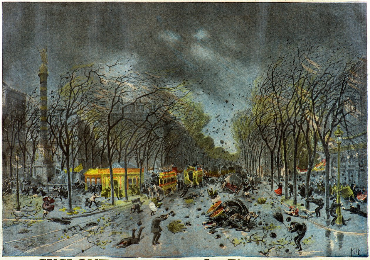 Tornado, Place du Chatelet, Paris - Henri Meyer