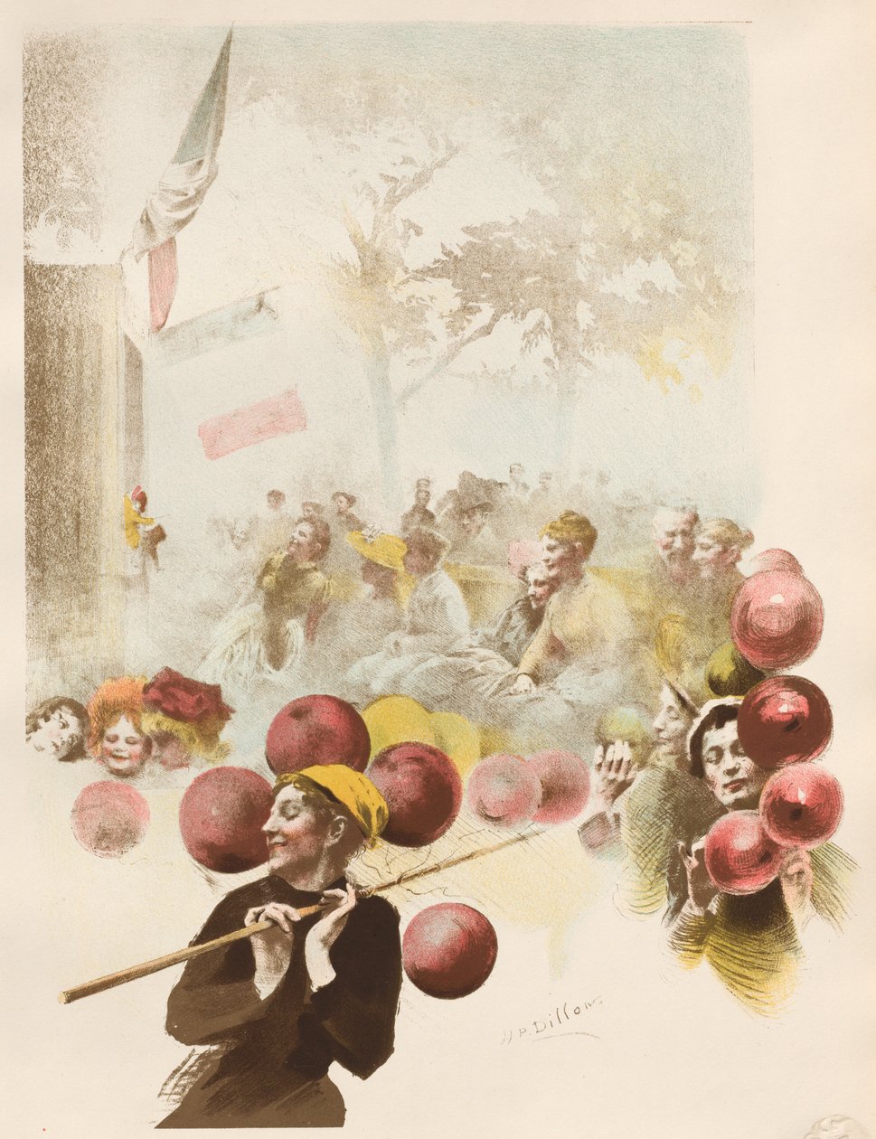 Le vendeur de ballons - Henri Patrice Dillon