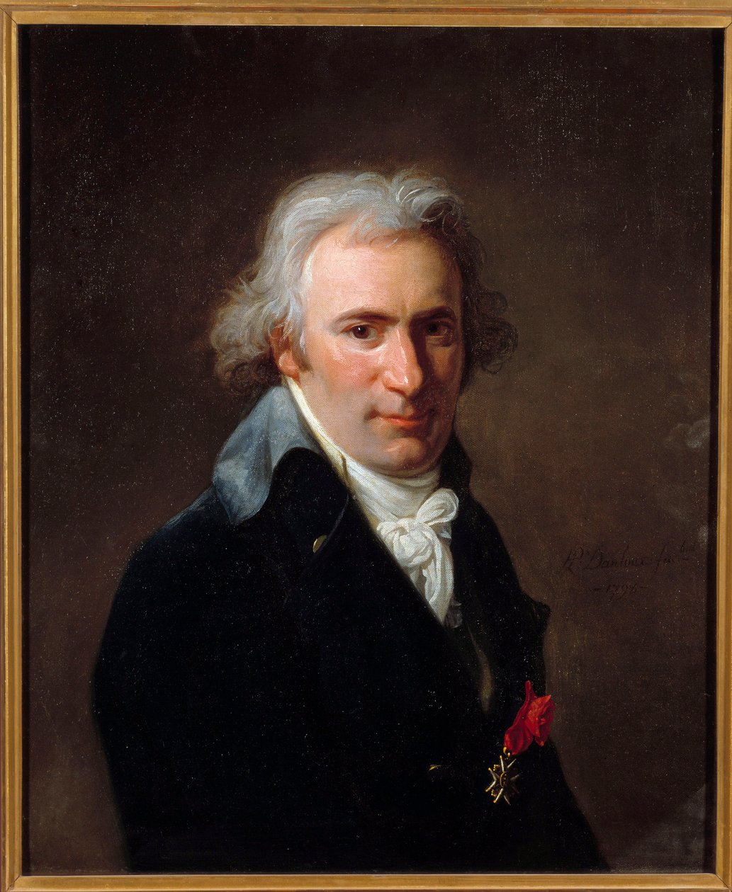 Portrait de Jean Baptiste Canthaney dit Cléry (1759-1809) valet de chambre de Louis XVI au temple - Henri Pierre Danloux