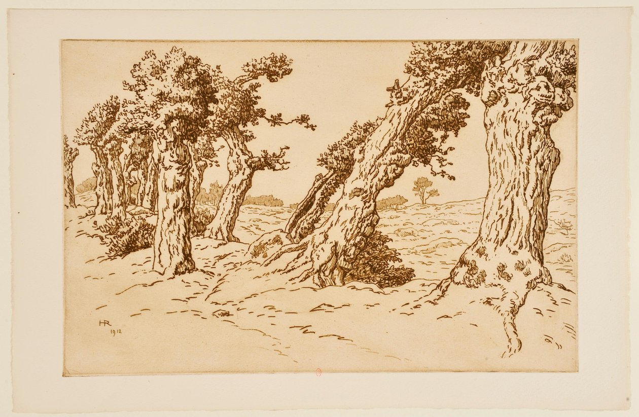 Knotige Baumstämme - Henri Rivière