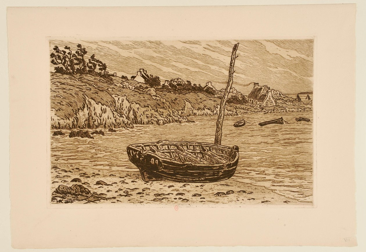 [Barque au bord de l