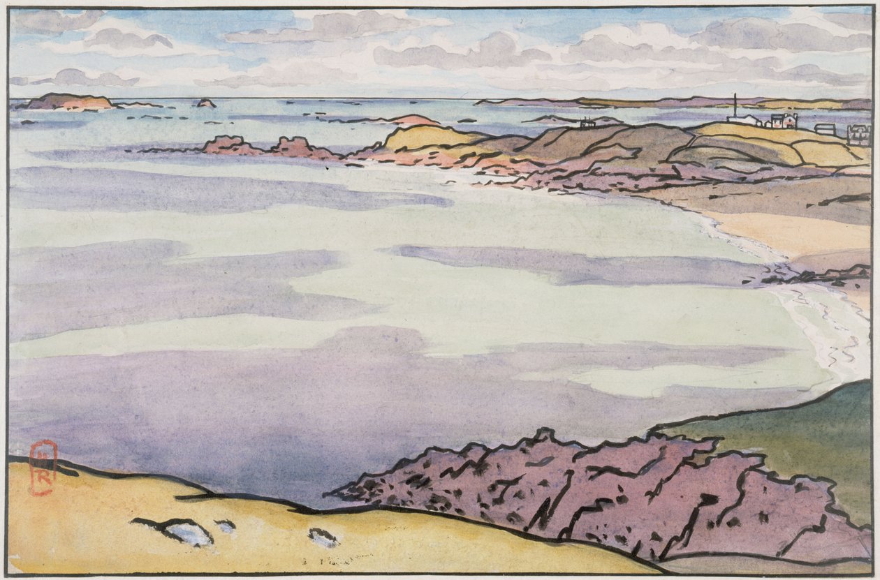 La Pointe du Décollé vue de la Garde Guérin - Henri Rivière