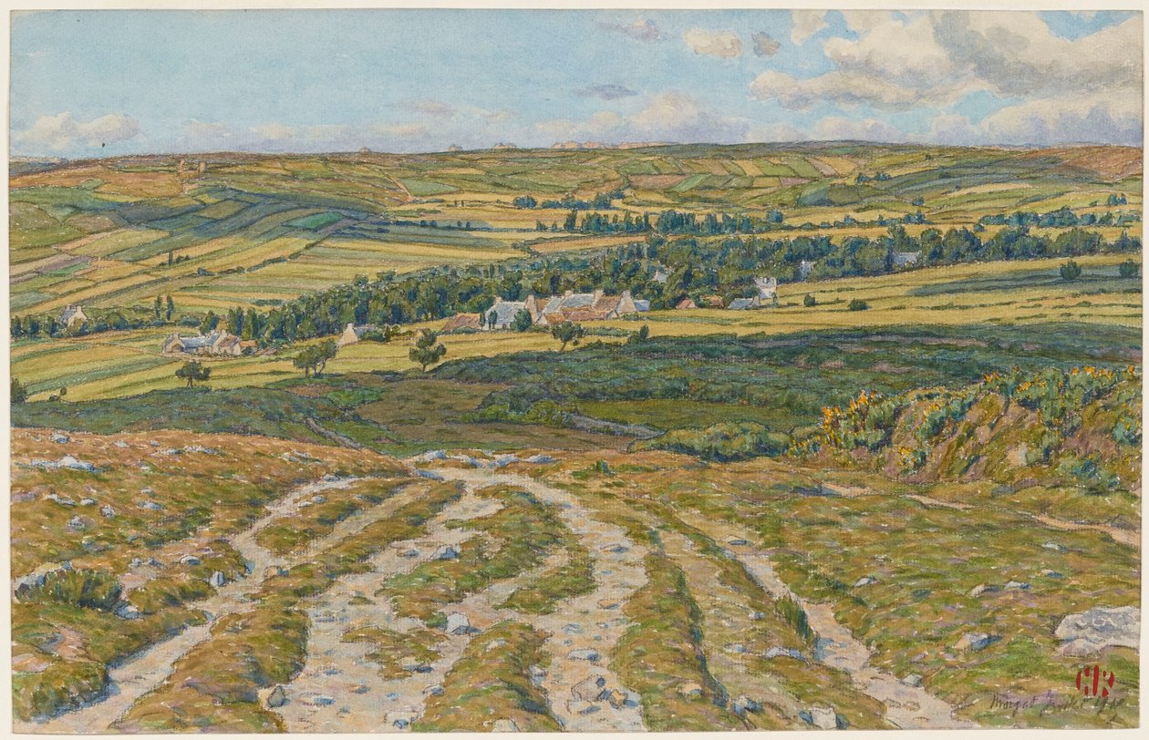 Landes de Lesquiffinec. Morgat - Henri Rivière