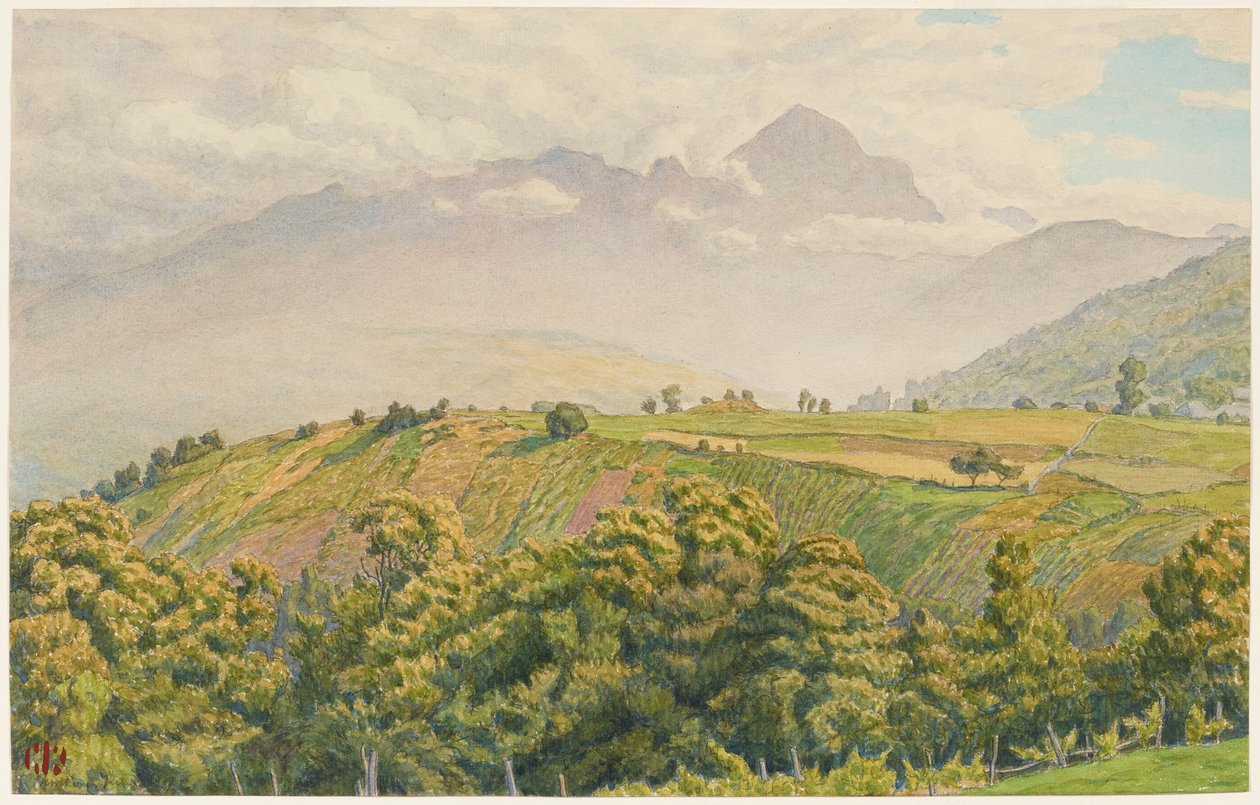 Nebliger Morgen auf dem Charvin - Henri Rivière