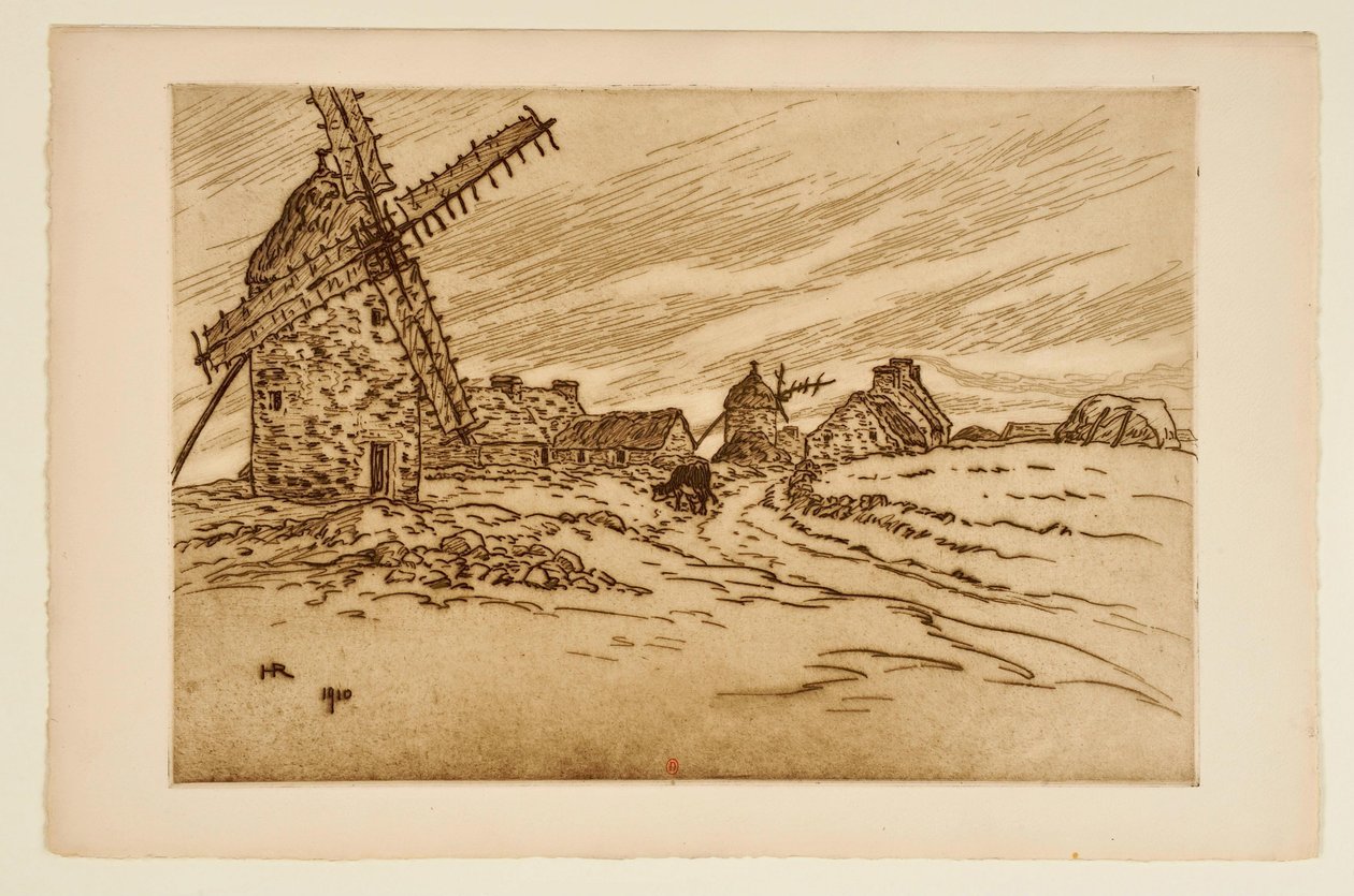 [Moulins à La Palue] - Henri Rivière