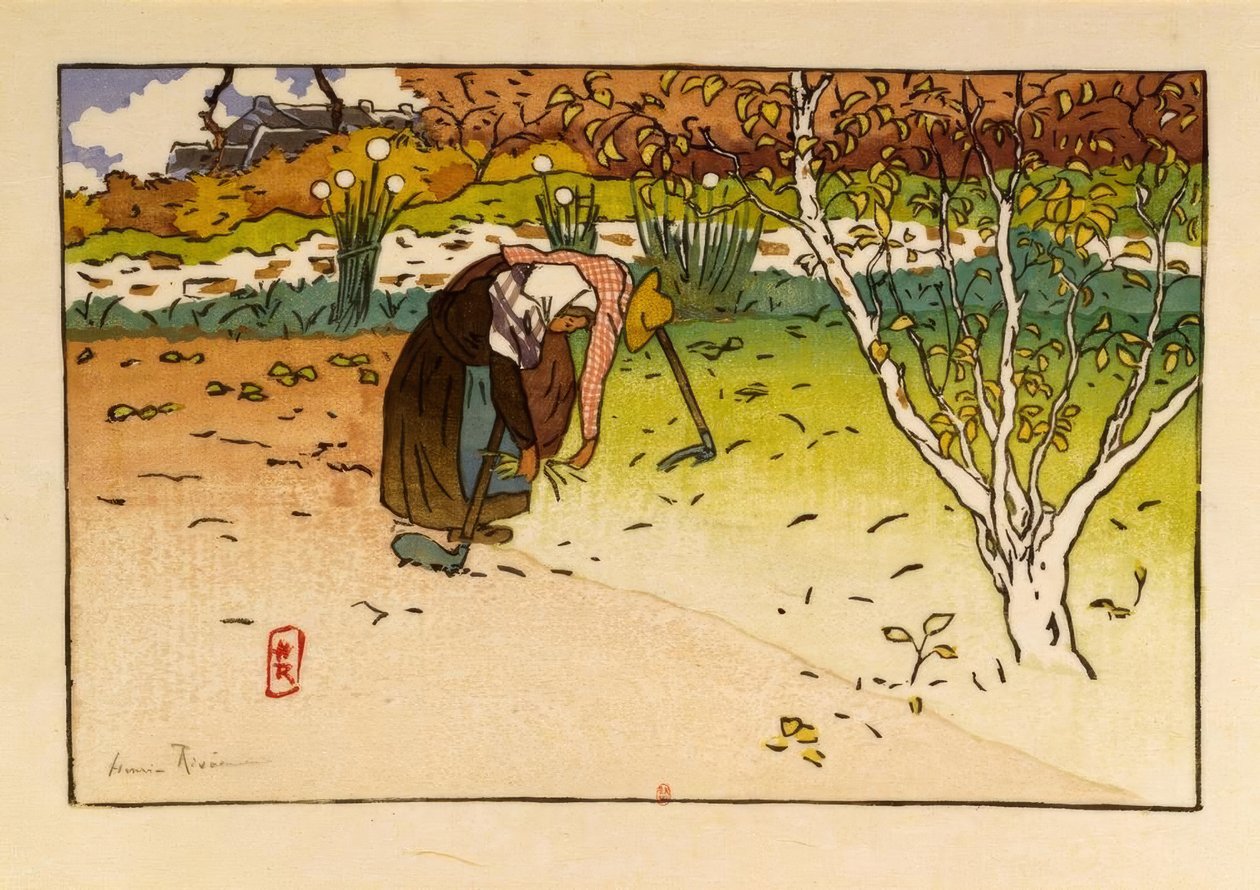 Potager à la Ville-Hue (Saint-Briac) - Henri Rivière