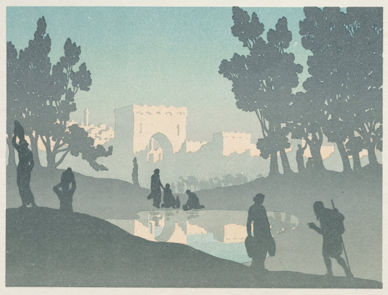 Le Juif Errant: La Vieille Ville - Henri Rivière