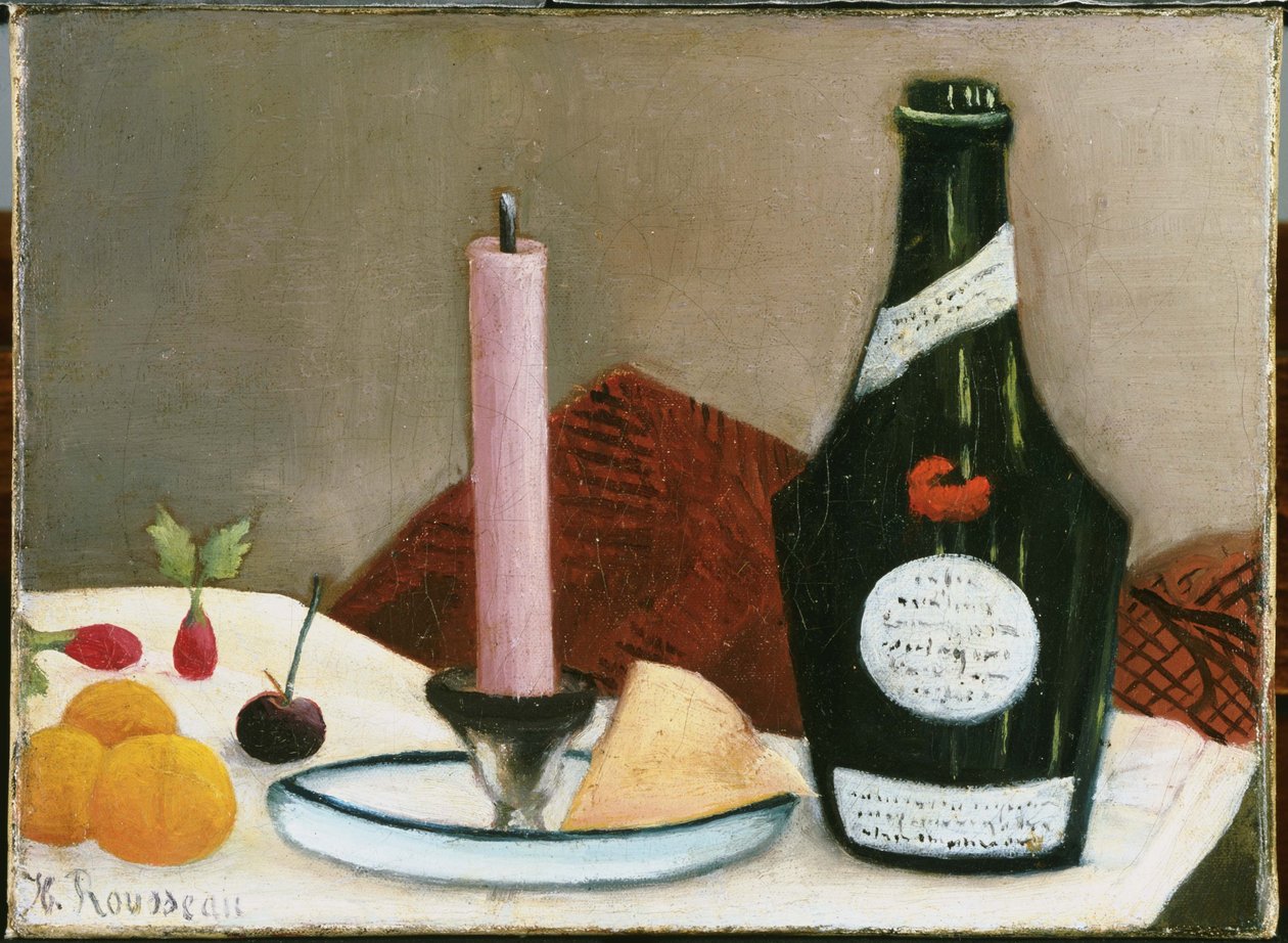 La bougie rose - Henri Rousseau