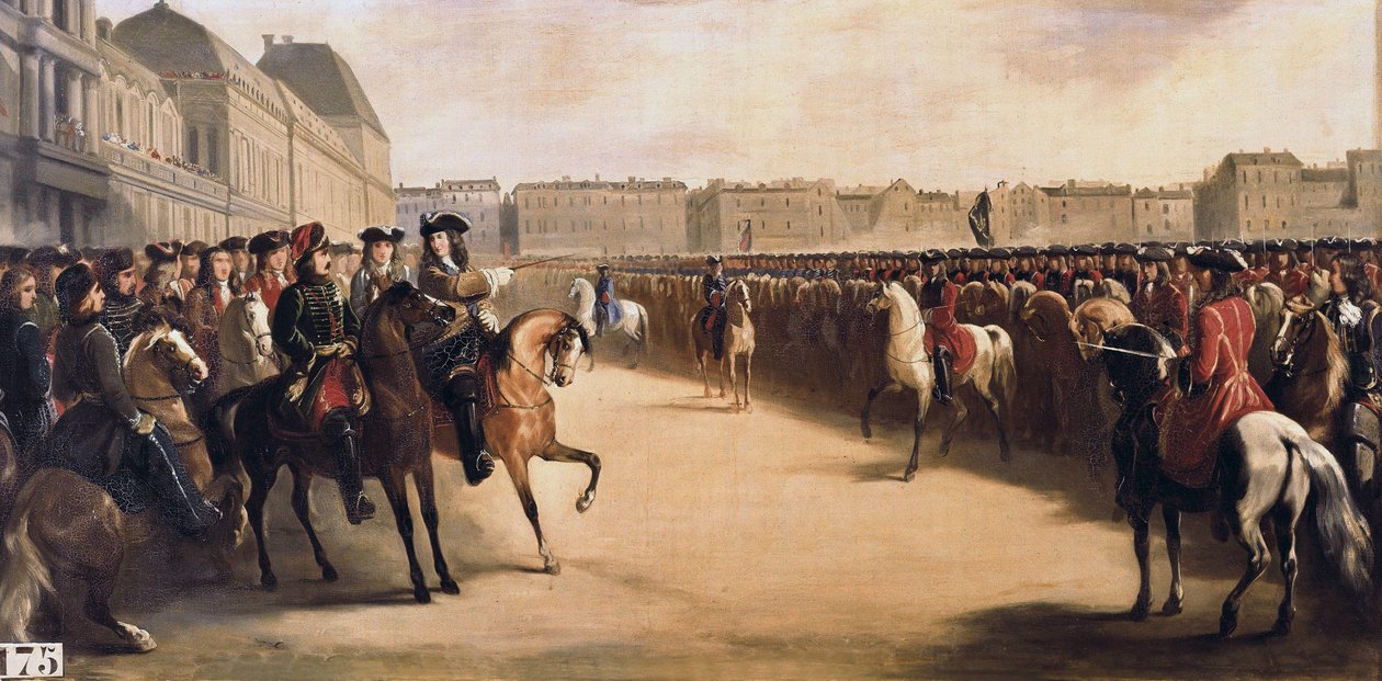 Tsar Pierre Ier le Grand de Russie (1672-1725) accompagné du Régent Philippe II Duc d