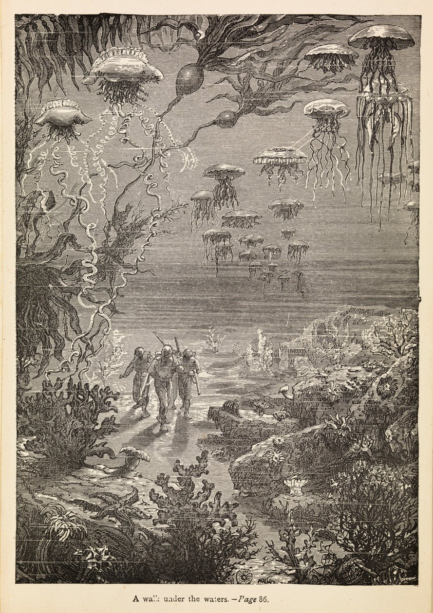 Une promenade sous les eaux, de 20 000 lieues sous les mers - Henri Theophile Hildibrand