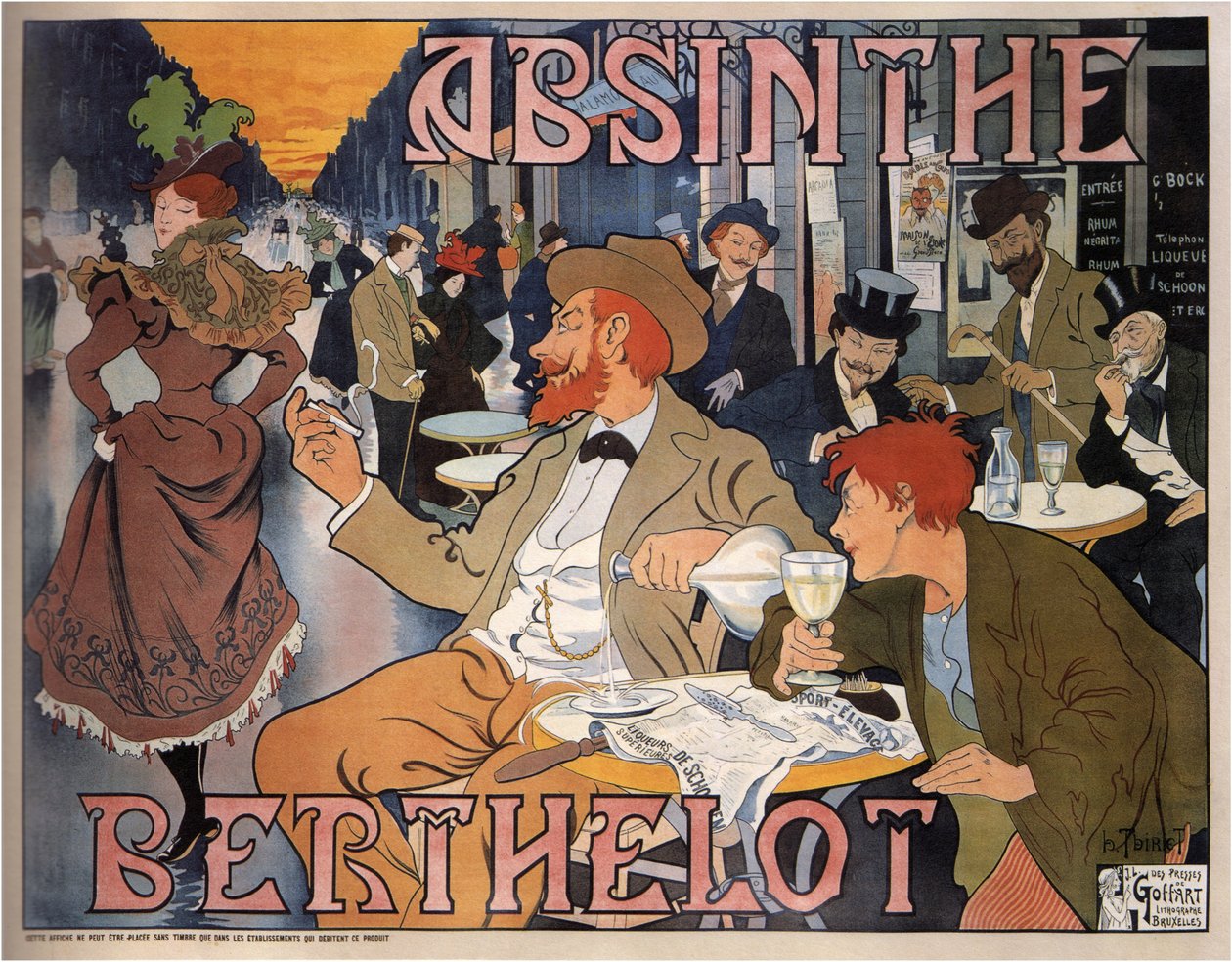 Absinthe Berthelot - Henri Thiriet
