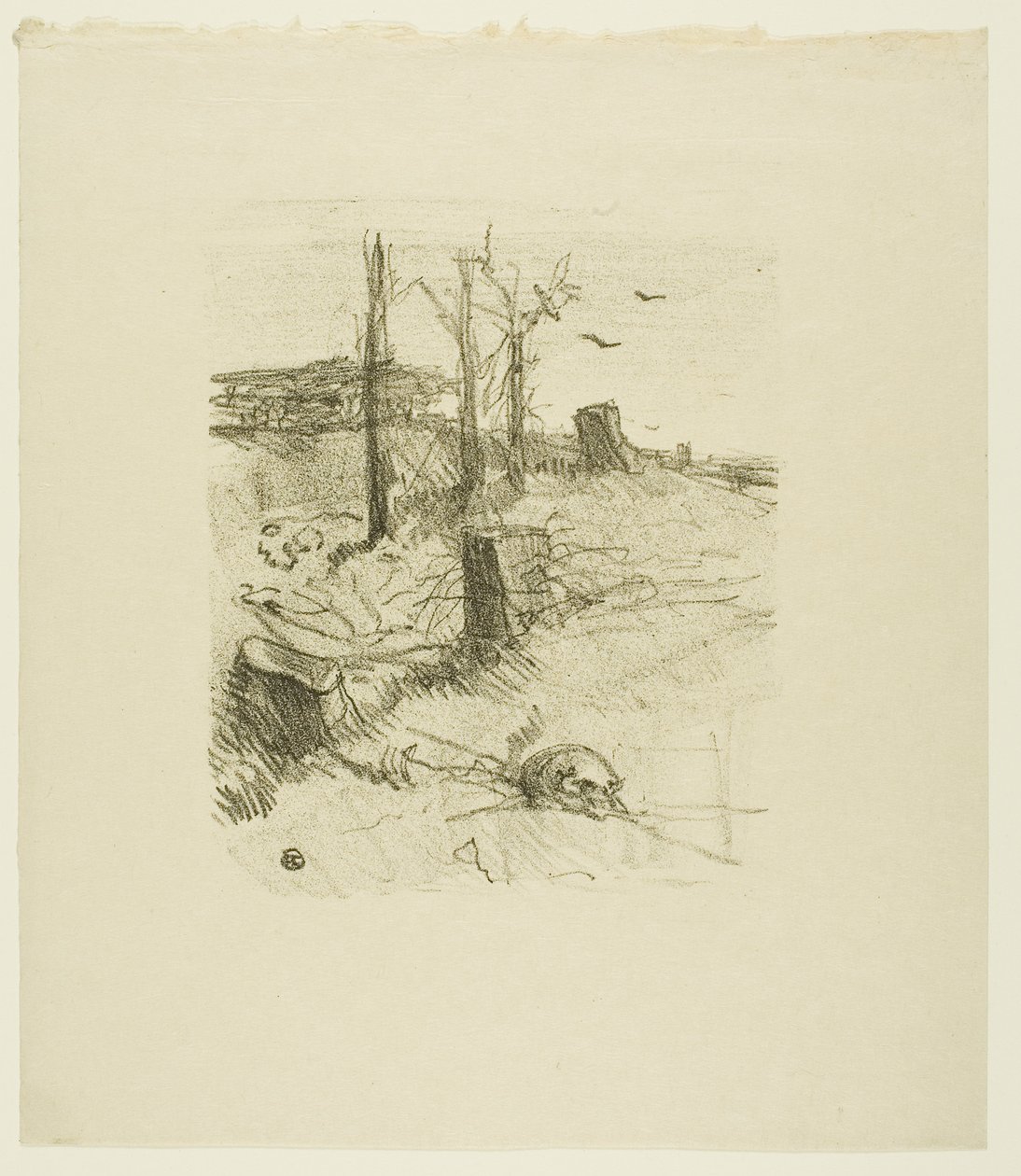 Un cimetière en Galicie, de Au Pied du Sinaï - Henri de Toulouse-Lautrec