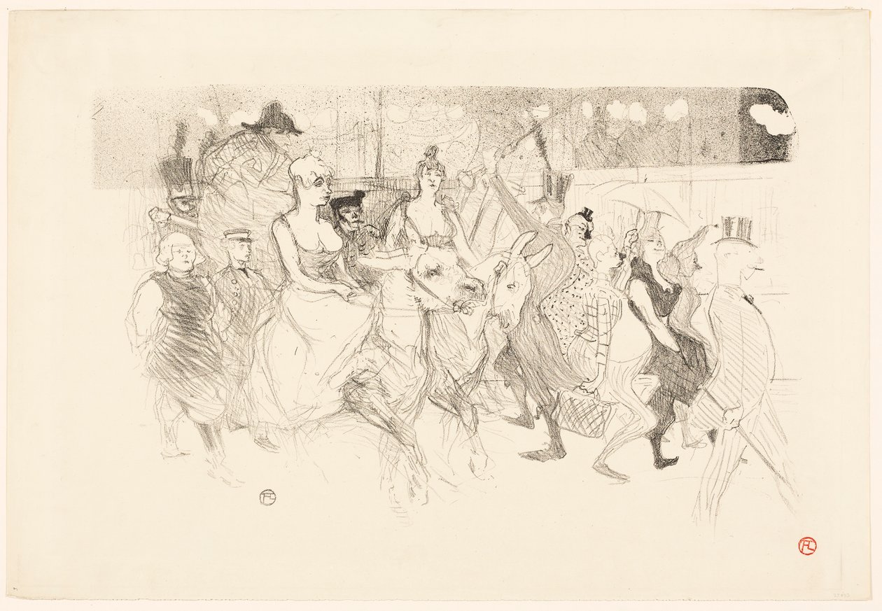 Une soirée de gala au Moulin Rouge - Henri de Toulouse-Lautrec