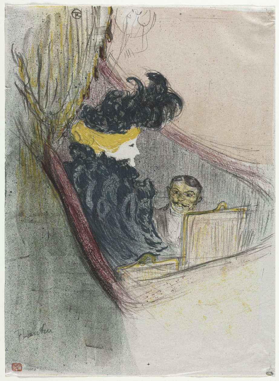 Une idylle princière, Clara Ward - Henri de Toulouse-Lautrec