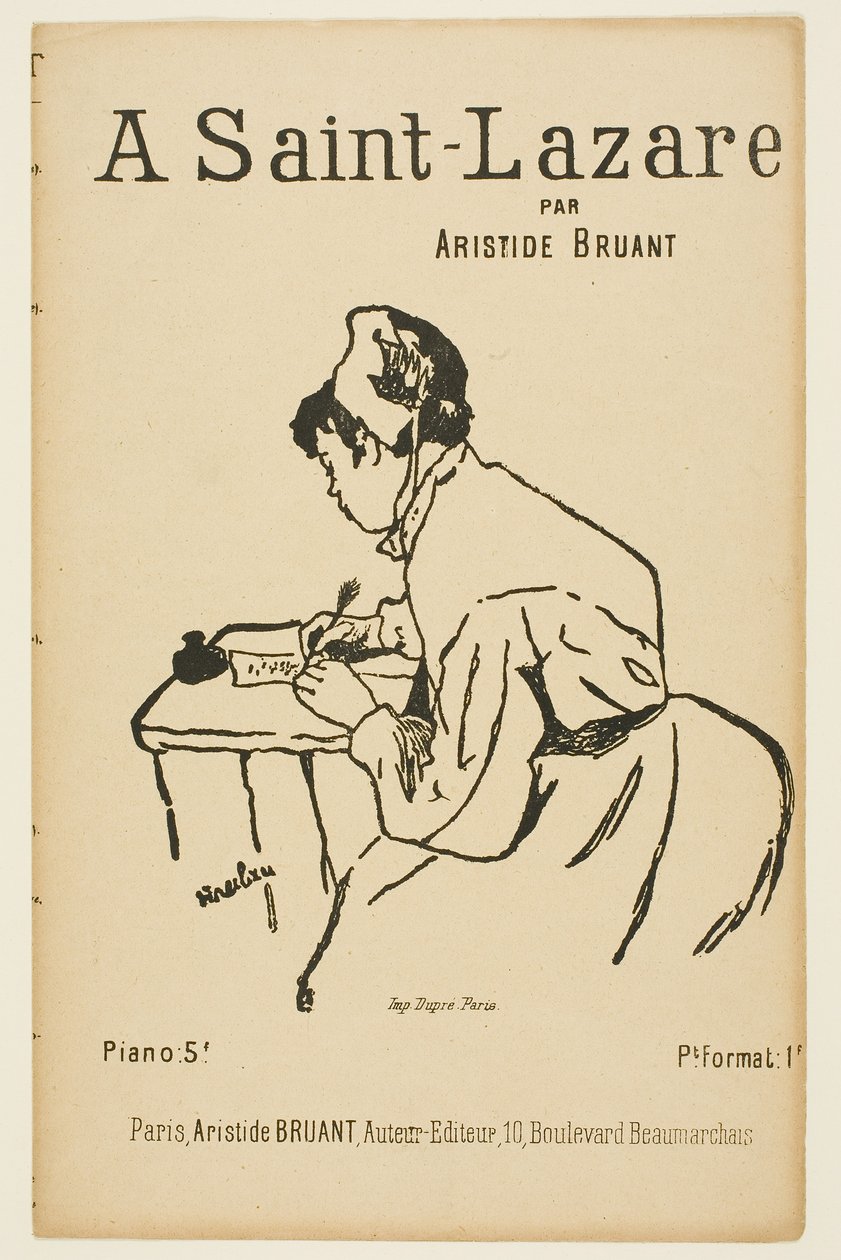 À Saint-Lazare - Henri de Toulouse-Lautrec
