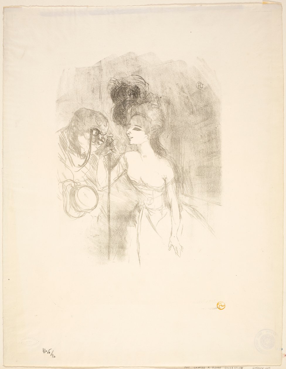 Anna Held et Baldy - Henri de Toulouse-Lautrec
