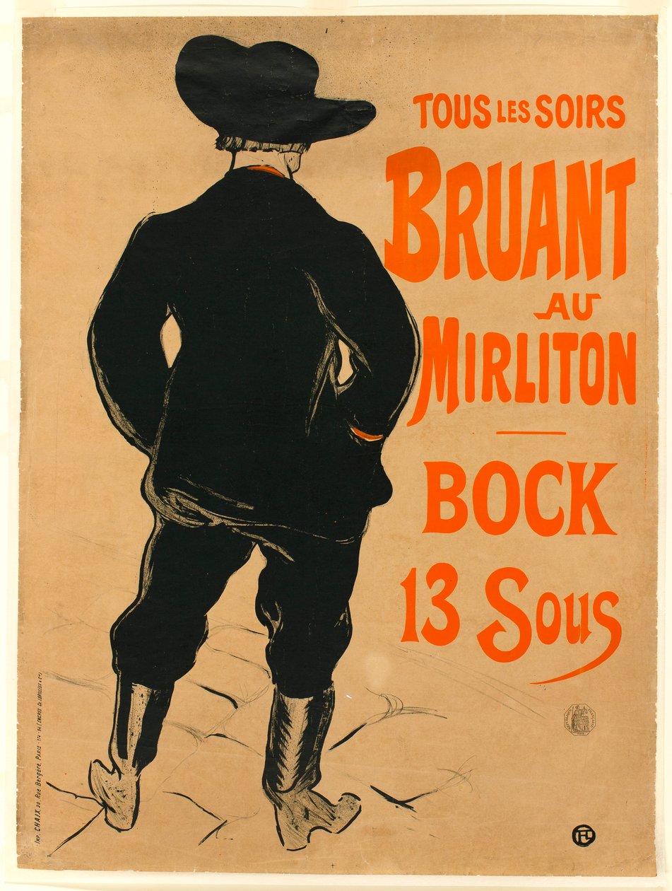 Aristide Bruant - Henri de Toulouse-Lautrec