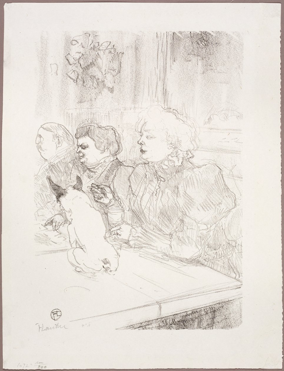 À La Souris, Madame Palmyre - Henri de Toulouse-Lautrec