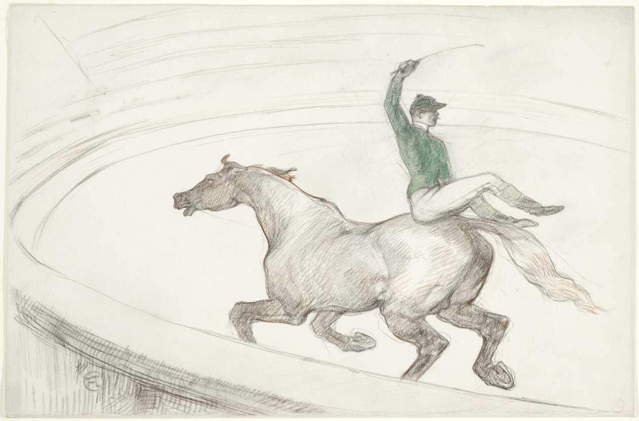 Au cirque: Jockey - Henri de Toulouse Lautrec
