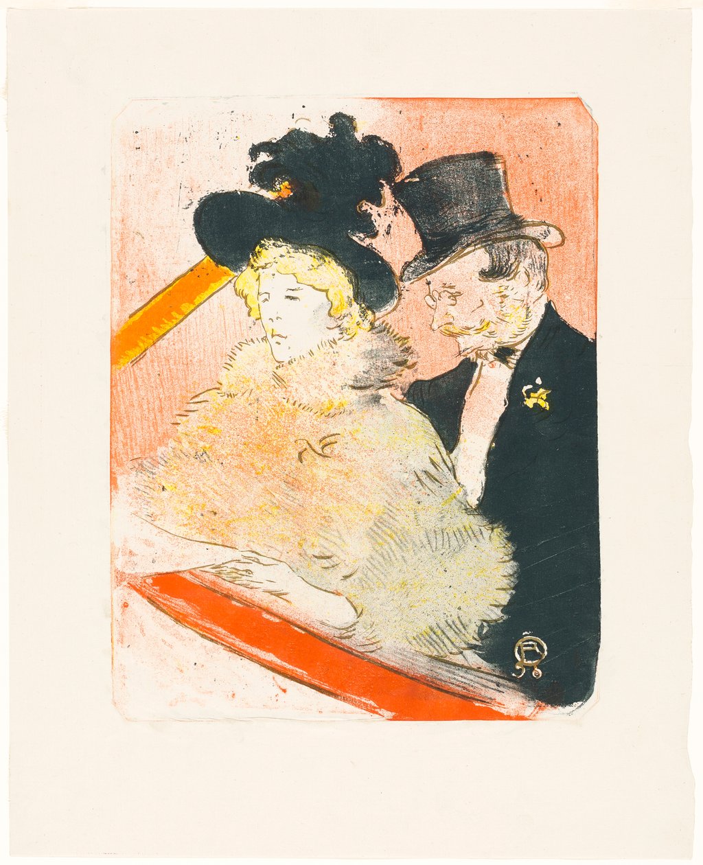 Au concert - Henri de Toulouse-Lautrec