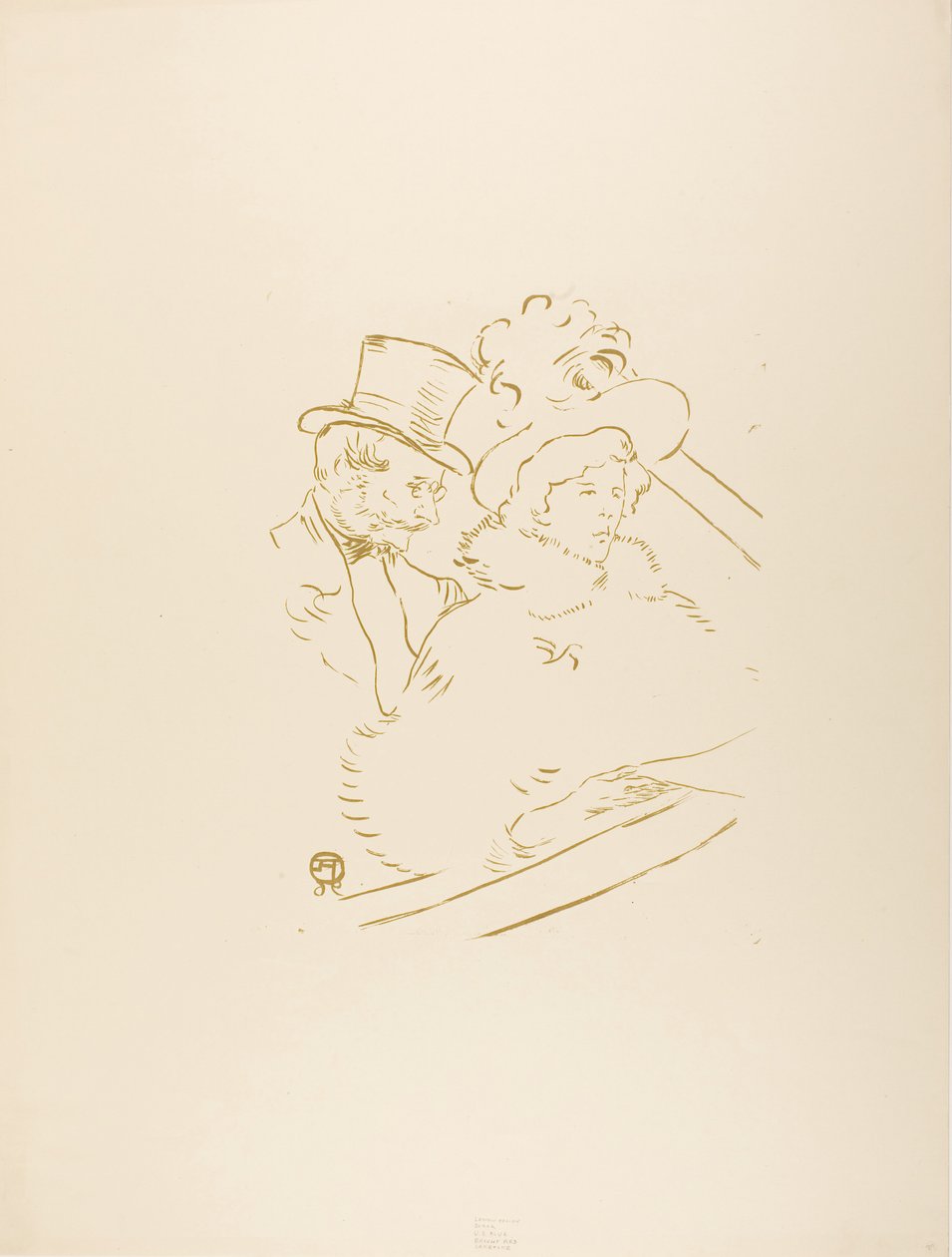 Au concert - Henri de Toulouse-Lautrec