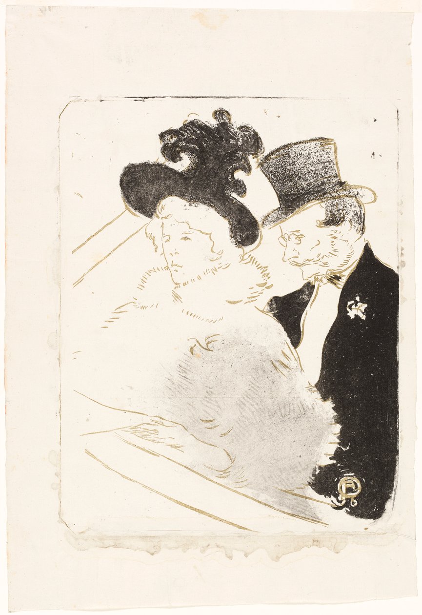 Au concert - Henri de Toulouse-Lautrec