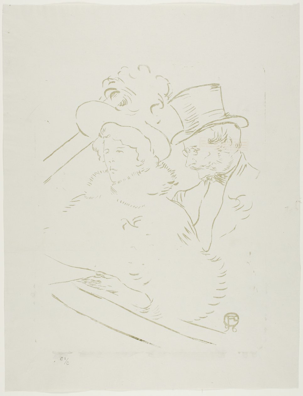 Au concert - Henri de Toulouse-Lautrec
