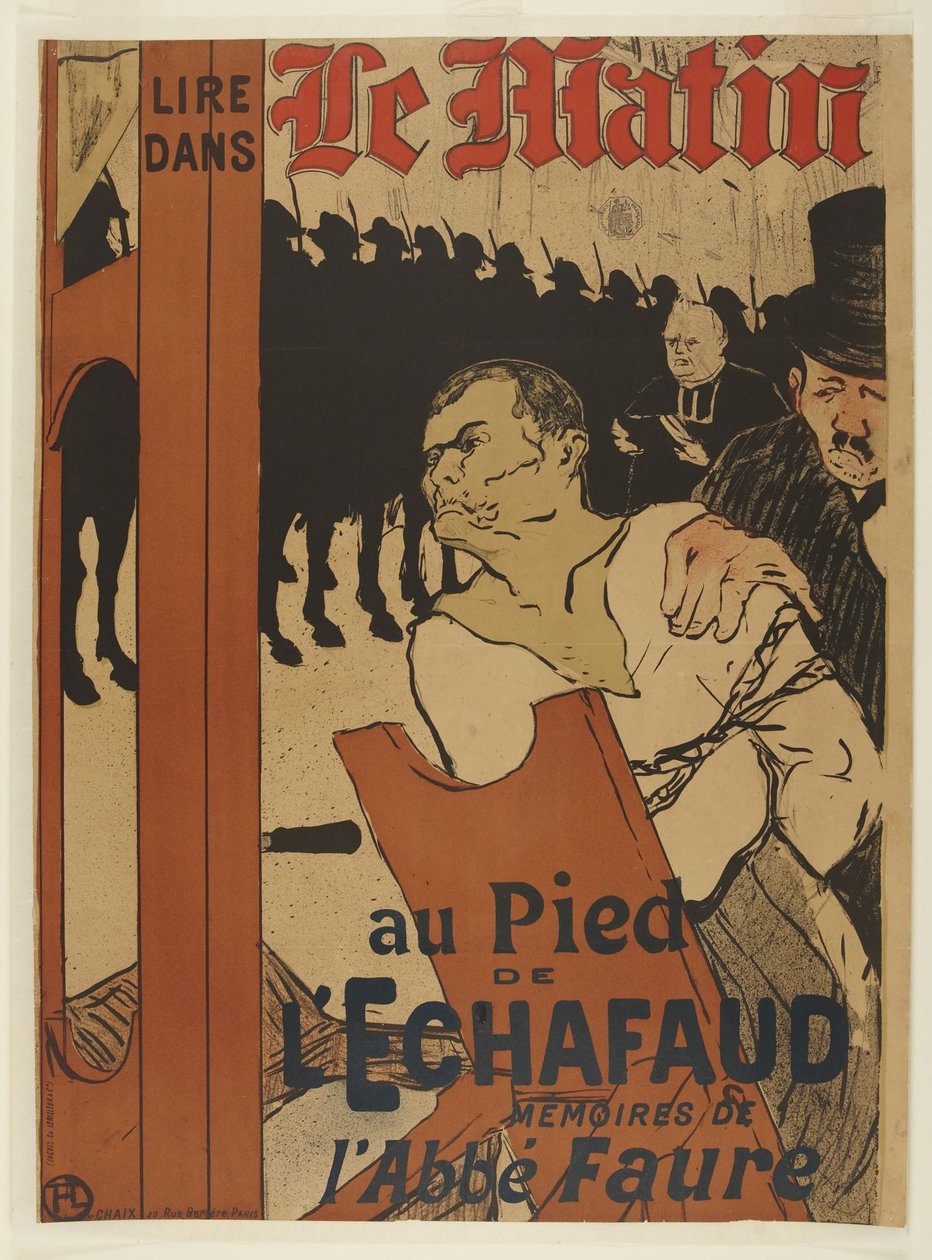 Am Fuße des Schafotts - Henri de Toulouse-Lautrec