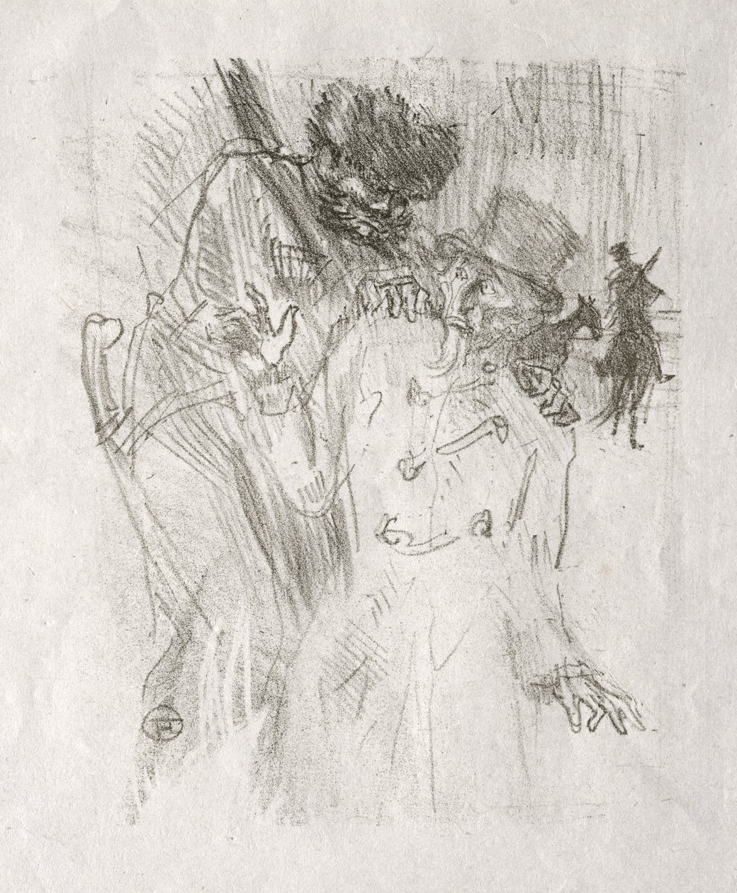 Au pied du Sinaï : Arrestation de Schlomé Fuss - Henri de Toulouse-Lautrec