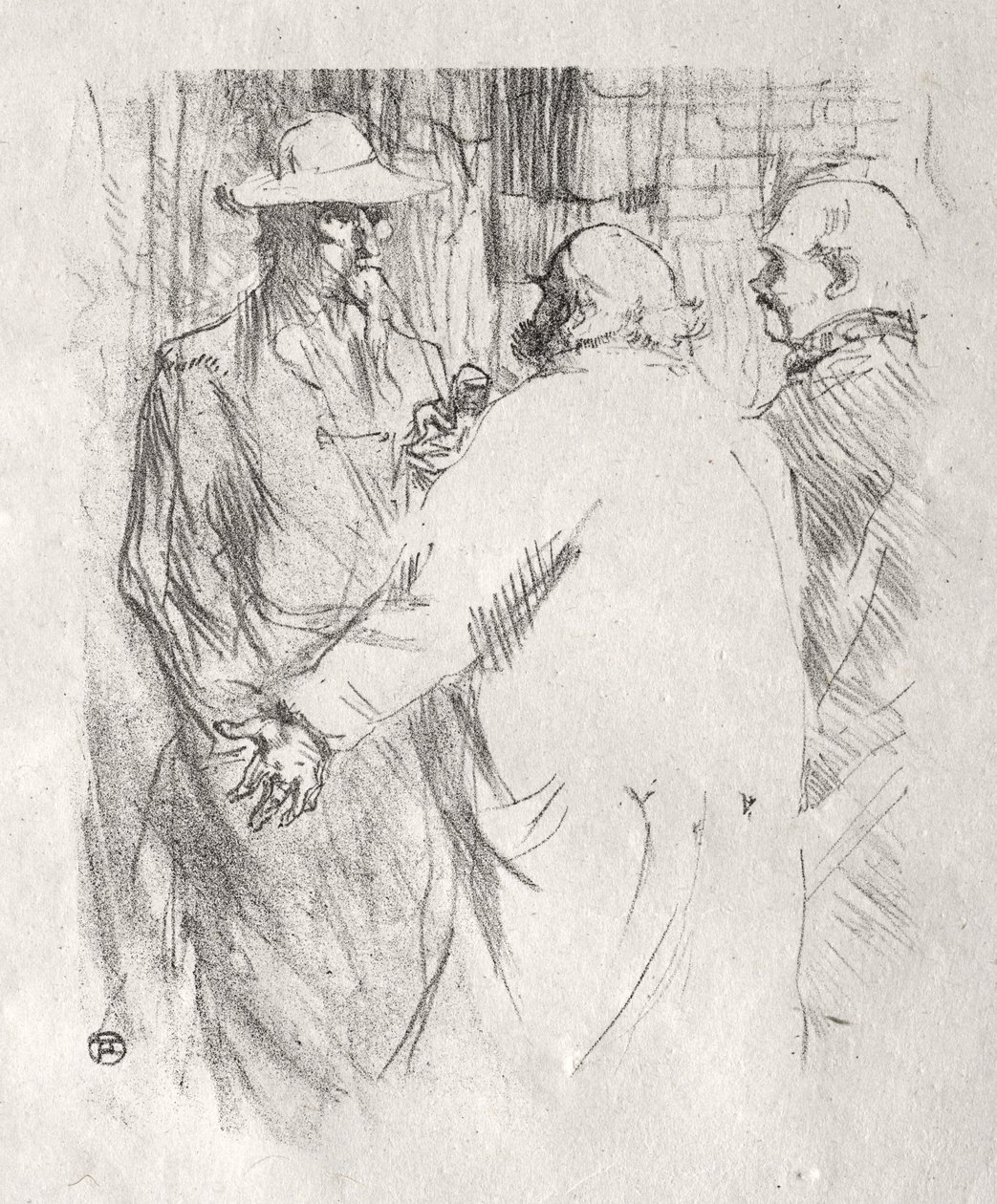Au pied du Sinaï : Clemenceau à Busk - Henri de Toulouse-Lautrec
