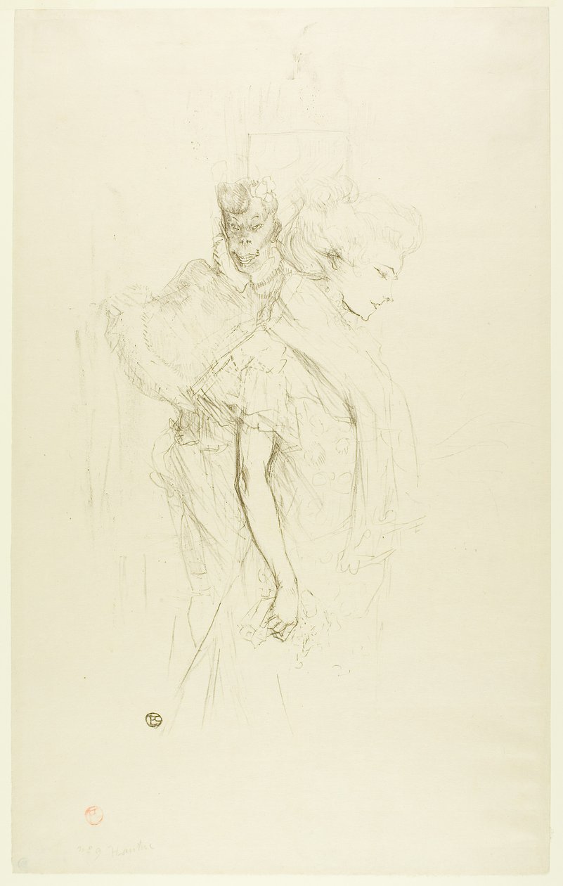 Blanche et Noire - Henri de Toulouse-Lautrec