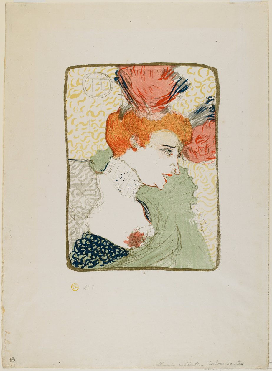 Buste de Mlle Marcelle Lender - Henri de Toulouse-Lautrec