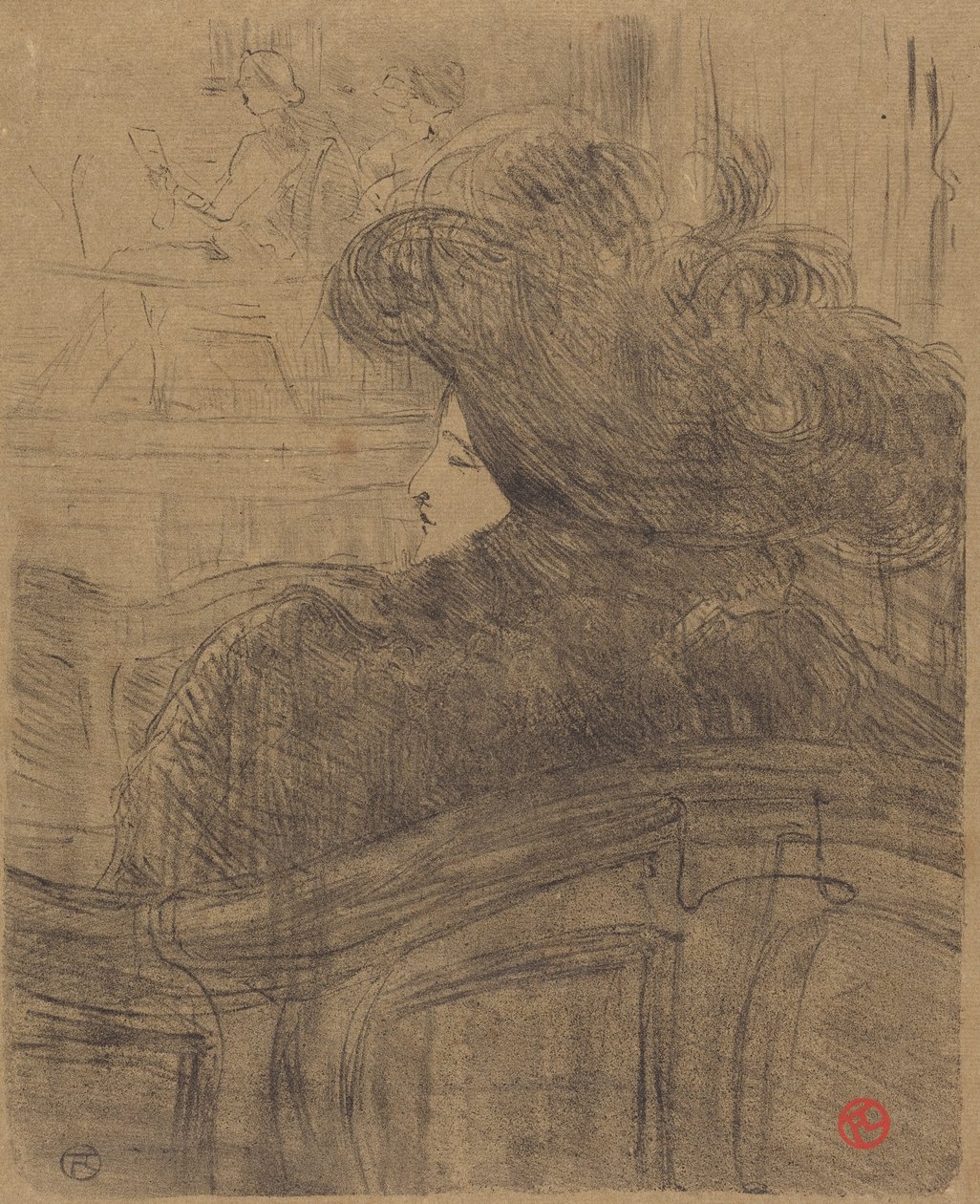 Cléo de Mérode - Henri de Toulouse-Lautrec