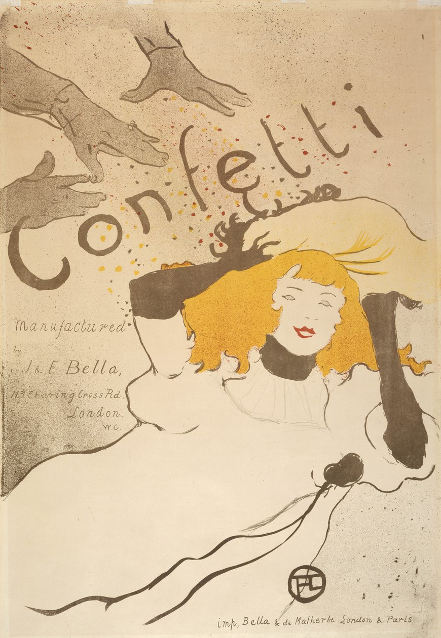 Confetti - Henri de Toulouse-Lautrec